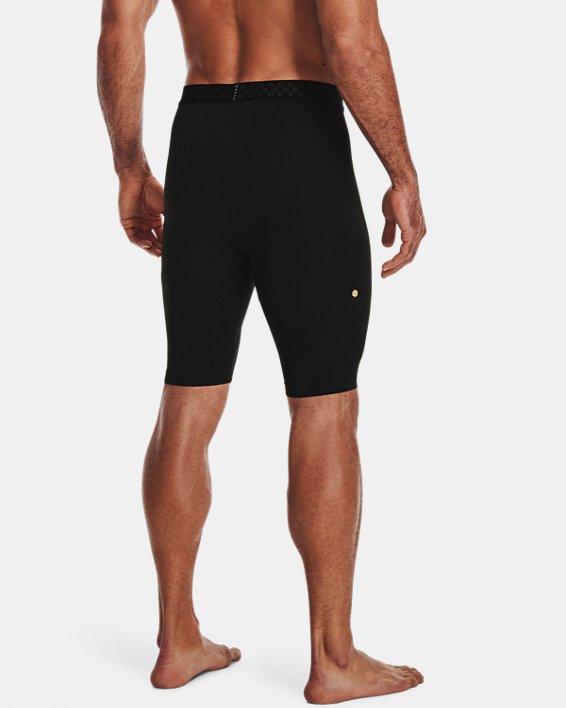 Men's UA RUSH™ Seamless Long Shorts, Black, pdpMainDesktop image number 1
